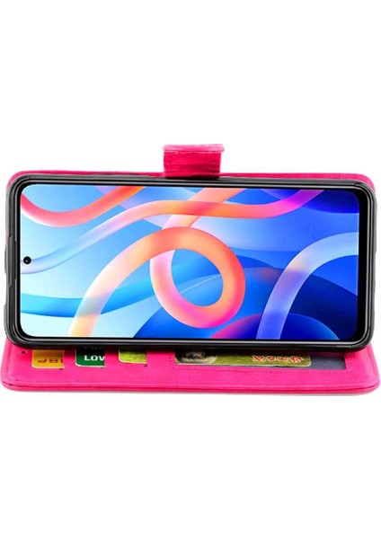 Xiaomi Redmi Not 11 Için Flip Case Pu Deri Darbeye Kart Tutucu (Yurt Dışından) modelleri