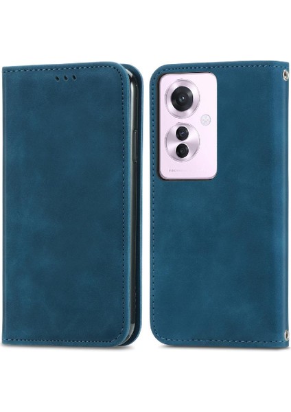 Oppo Flip 11F 5g Için Flip Case Darbeye Cüzdan Deri Kılıf Kapak Çevirin (Yurt Dışından)