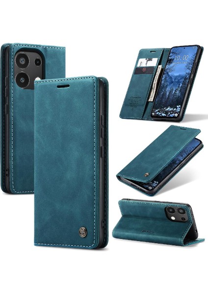 Xiaomi Redmi Not 13 Için Flip Case 4g Vintage Pu Deri Cüzdan Çevir Folio (Yurt Dışından) fırsatları