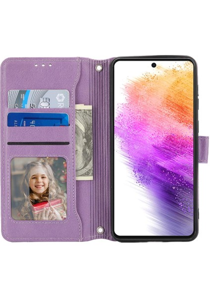 Samsung Galaxy A73 5g Kayış Kart Tutucu Kickstand Pu Için Flip Case (Yurt Dışından) indirimleri