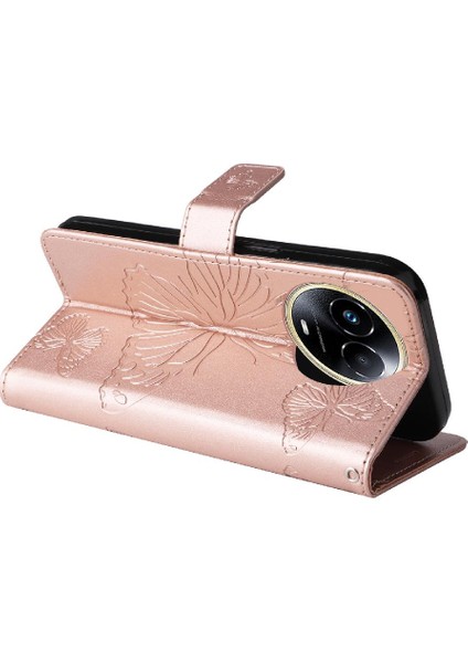 Realme Için Kılıf 11X5G Manyetik Kapak Pu Deri Darbeye Kapak Çevirin (Yurt Dışından)