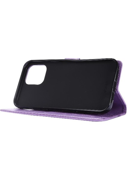 IPhone 14 Için Filp Durumda Artı Pu Deri Bilek Kayışı Kart Tutucu Manyetik (Yurt Dışından)