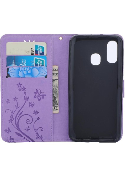 Samsung Galaxy A40 Pu Deri Kart Tutucu Manyetik Kapatma Için Filp Durumda (Yurt Dışından) indirimleri