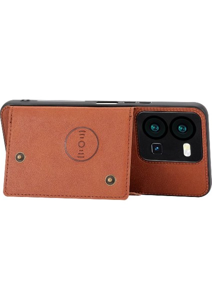 Vivo V25 5G/V25E Buit Için Cüzdan Kılıf Demir Kickstand Cüzdan Kılıf Kartı (Yurt Dışından) fırsatları