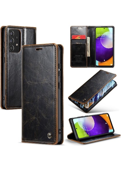 SZY Mall Samsung Galaxy Için Flip Case A52S 5g Kickstand Kart Tutucu Çılgın At (Yurt Dışından)