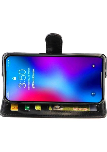 IPhone 12 Için Flip Case Pro Max Darbeye Pu Deri Manyetik Kapatma (Yurt Dışından)
