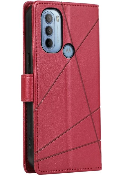 Motorola Moto G31 Darbeye Şok Emici Üç Kart Için Flip Case (Yurt Dışından) indirimleri