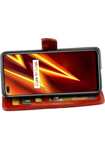 Realme 6 Pro Için Flip Case Kart Tutucu Kickstand Pu Deri Manyetik (Yurt Dışından) fırsatları