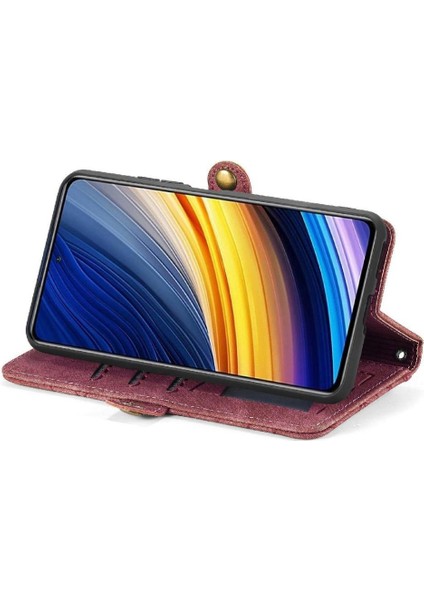 Xiaomi Poco X3 Pro Flip Kapak Için Flip Case Basit Iş Cüzdan Deri (Yurt Dışından) fiyatları
