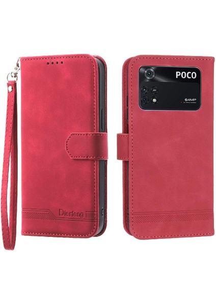 Xiaomi Poco M4 Pro 4g Manyetik Kapatma Nakit Cep Premium Için Flip Case (Yurt Dışından)