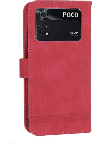 Xiaomi Poco M4 Pro 4g Manyetik Kapatma Nakit Cep Premium Için Flip Case (Yurt Dışından)