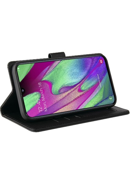 Samsung Galaxy A40 Kickstand Üç Kart Yuvaları Darbeye 4 Için Flip Case (Yurt Dışından) fırsatları