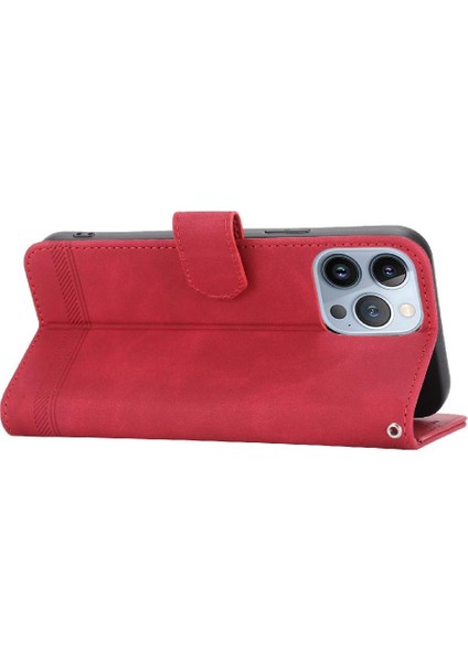 IPhone 13 Için Flip Case Pro Max Kart Yuvaları Manyetik Kapatma Premium Nakit (Yurt Dışından)