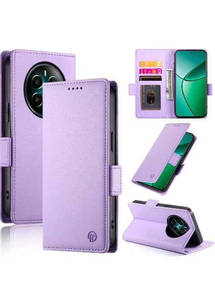 Realme 12 Artı Cüzdan Kartvizit Yuvaları Flip Case Günlük Kullanım Için Flip Case (Yurt Dışından)