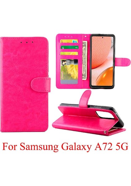 Samsung Galaxy A72 5g Kickstand Kart Tutucu Pu Deri Için Flip Case (Yurt Dışından) indirimleri