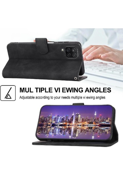 SZY Mall Samsung Galaxy A12 5g Kart Yuvaları Nakit Cep Manyetik Için Flip Case (Yurt Dışından)