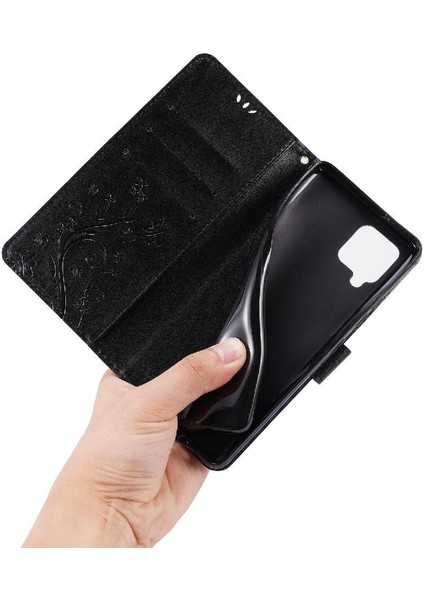 Samsung Galaxy Filp 5g Için Filp Durumda Kart Tutucu Kickstand Bilek Kayışı Pu (Yurt Dışından)