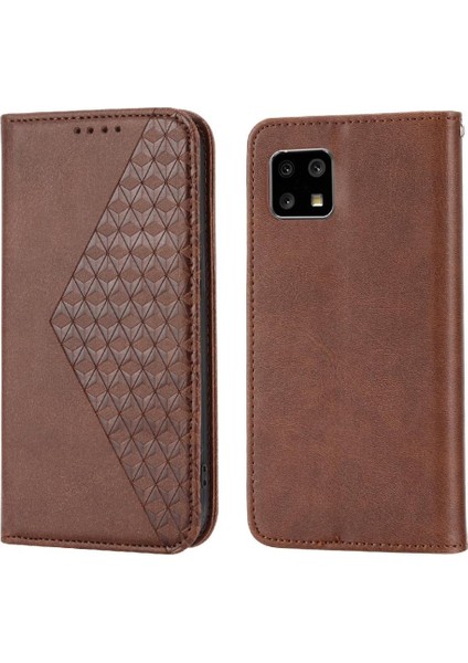 Samsung Galaxy A22 5g Için Flip Case El Kayışı Standı Cüzdan Eşkenar Dörtgen Şekli (Yurt Dışından) fiyatları