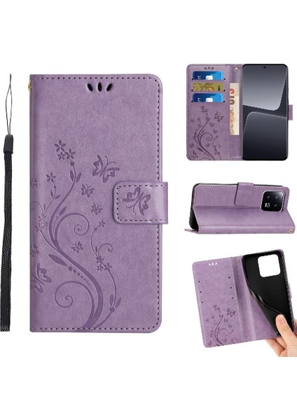 Xiaomi Redmi Not 13 4g Pu Deri Kickstand Manyetik Kart Için Filp Durumda (Yurt Dışından)