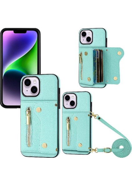 IPhone 14 Için Kılıf Pro Max Hafif Büyük Kapasiteli Uzun Kayış Kartı (Yurt Dışından)