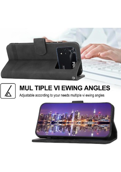 Xiaomi Poco M4 Pro 4g Manyetik Kapatma Nakit Cep Premium Için Flip Case (Yurt Dışından)