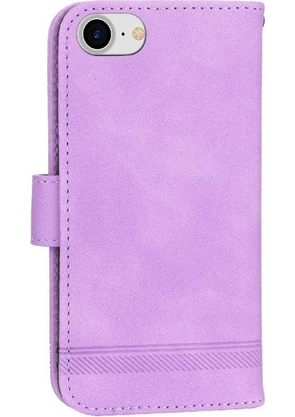 IPhone 7/8 Bileklik Manyetik Kapatma Kart Yuvaları Premium Için Flip Case (Yurt Dışından)