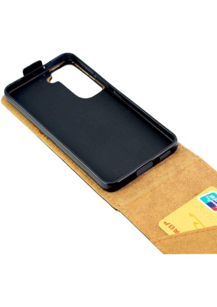 Samsung Galaxy S22 5g Tpu Deri Iş Tarzı Için Dikey Flip Case (Yurt Dışından) indirimleri