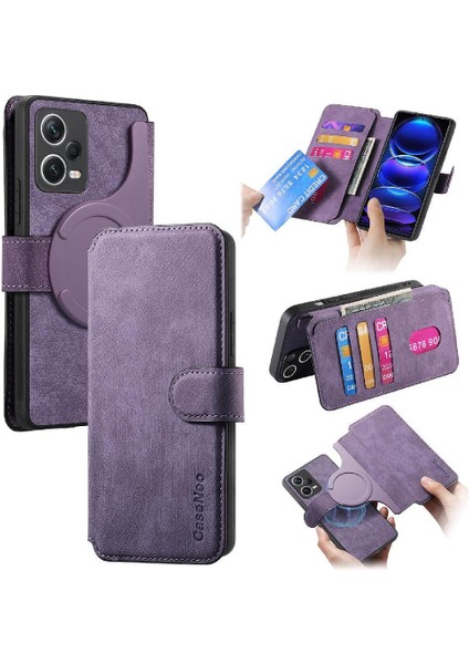 Xiaomi Redmi Not 12 Pro Artı 5g Mıknatıs Koruyucu Malzeme Için Flip Case (Yurt Dışından)