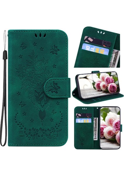 Motorola Kenar 50 Ultra Cüzdan Durumda Kabartma Gül Çiçekler Flip Pu (Yurt Dışından)