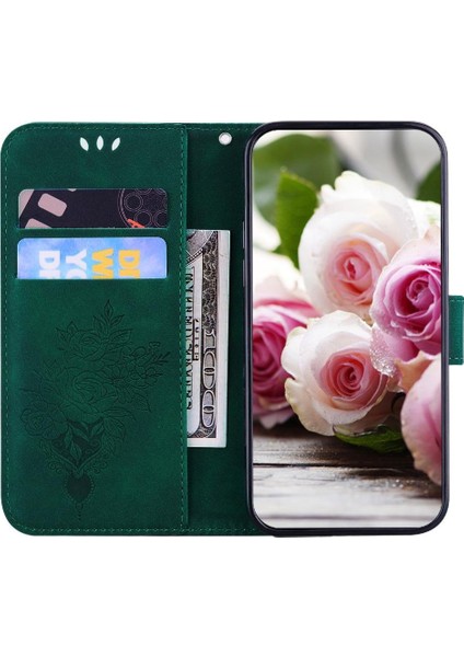 Motorola Kenar 50 Ultra Cüzdan Durumda Kabartma Gül Çiçekler Flip Pu (Yurt Dışından) fırsatları