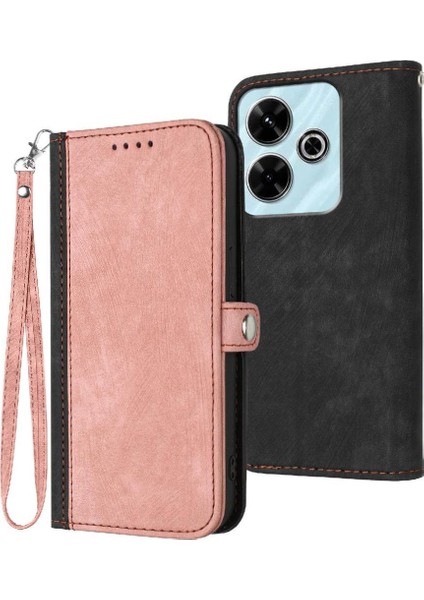Xiaomi Redmi 13 Flip Folio Kitap Için Kılıf Kart Yuvası Standı ile Kickstand Pu (Yurt Dışından)