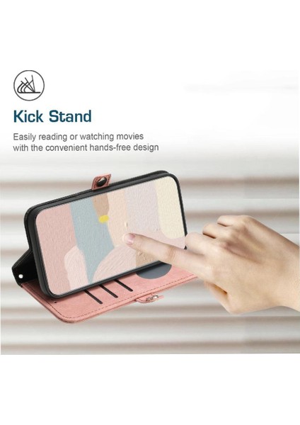 Xiaomi Redmi 13 Flip Folio Kitap Için Kılıf Kart Yuvası Standı ile Kickstand Pu (Yurt Dışından)