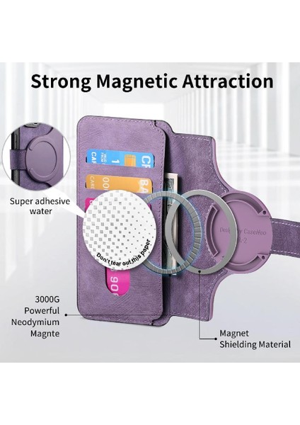Xiaomi Redmi Not 13 Için Flip Case 4g Cüzdan Mıknatıs Koruyucu Malzeme (Yurt Dışından)