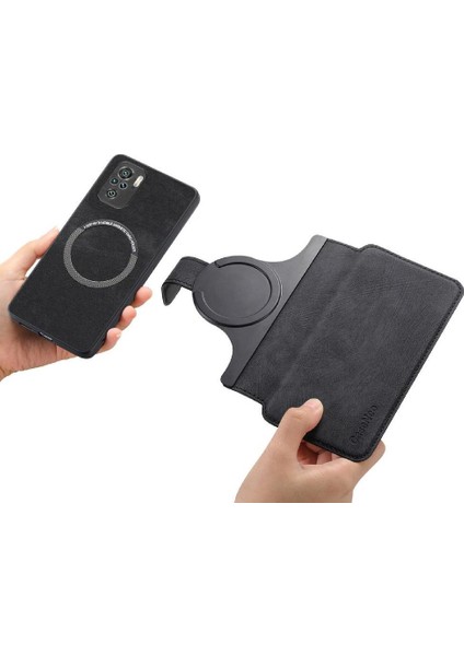 Xiaomi Redmi Not 10 Için Flip Case 4g Cüzdan Kart Standı Mıknatıs Koruyucu (Yurt Dışından) modelleri