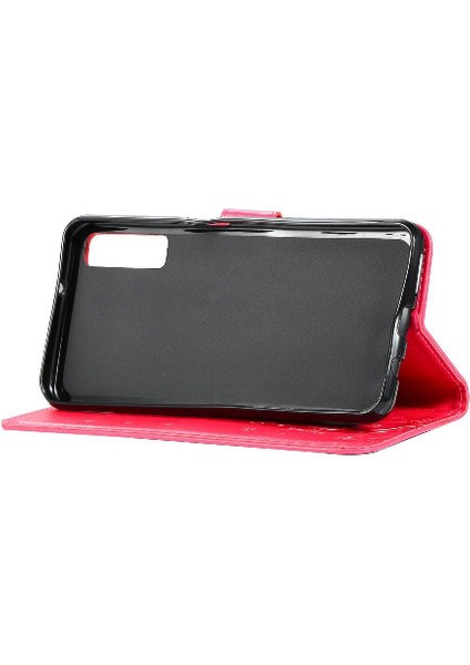 Samsung Galaxy A7 2018 Kickstand Pu Deri Kart Tutucu Için Filp Durumda (Yurt Dışından)