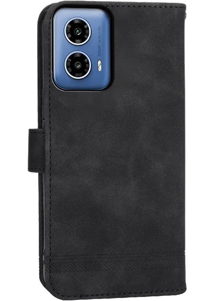 Motorola Moto G34 Nakit Cep Bileklik Kart Yuvaları Manyetik Için Flip Case (Yurt Dışından)