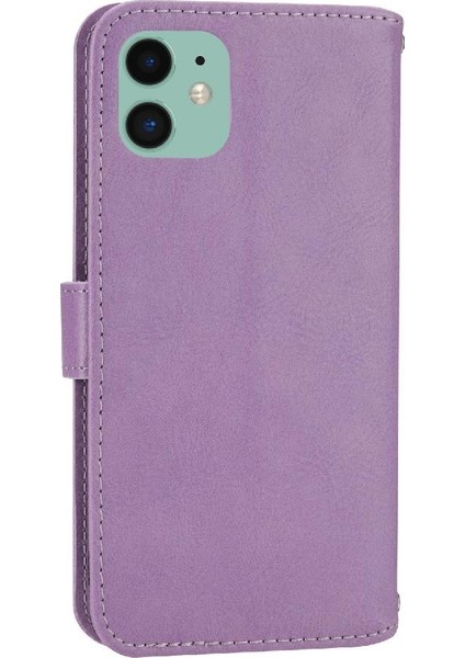 Iphone 11 Için Flip Case Pu Deri Anti Scratch Manyetik Kapatma Kickstand (Yurt Dışından)