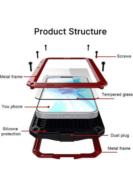 Iphone 13 Için Kılıf Mini Açık Spor 360 Tam Vücut Koruyucu Kapak Görev (Yurt Dışından)