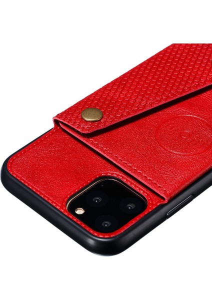 Iphone 12 Için Cüzdan Durumda Pro Max Kart Tutucu Buit Demir Kickstand Durumda (Yurt Dışından)