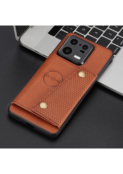 Cüzdan Kılıf Için Xiaomi 13 Pro Cüzdan Kılıf Kart Tutucu Darbeye Kickstand (Yurt Dışından) indirimleri