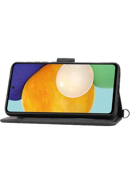 Samsung Galaxy A73 Kabartmalı Çoklu Kredi Kartı Yuvaları Için Flip Case (Yurt Dışından) modelleri