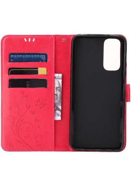 Xiaomi Redmi Not 11 Için 4g Kickstand Pu Deri Manyetik Kart Durumda (Yurt Dışından)