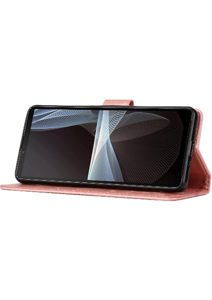 Sony Xperia 10 Iv Için Filp Durumda Manyetik Kapatma Bilek Kayışı Kickstand Pu (Yurt Dışından) modelleri