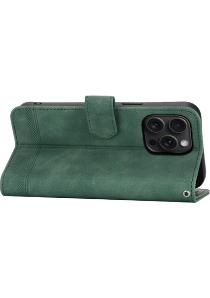 IPhone 15 Için Flip Case Pro Max Bileklik Nakit Cep Kart Yuvaları Manyetik (Yurt Dışından)