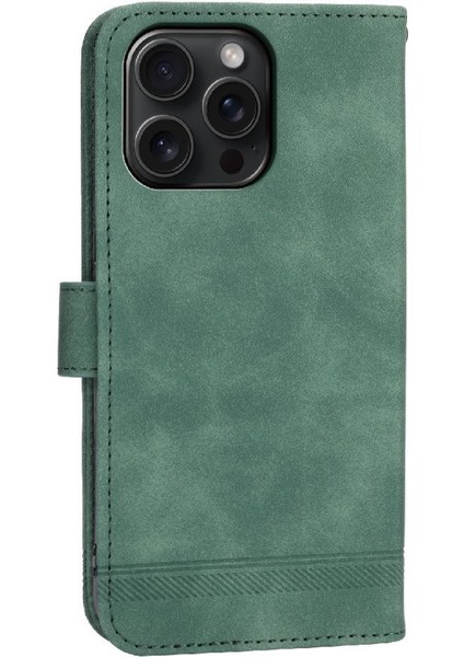 IPhone 15 Için Flip Case Pro Max Bileklik Nakit Cep Kart Yuvaları Manyetik (Yurt Dışından)