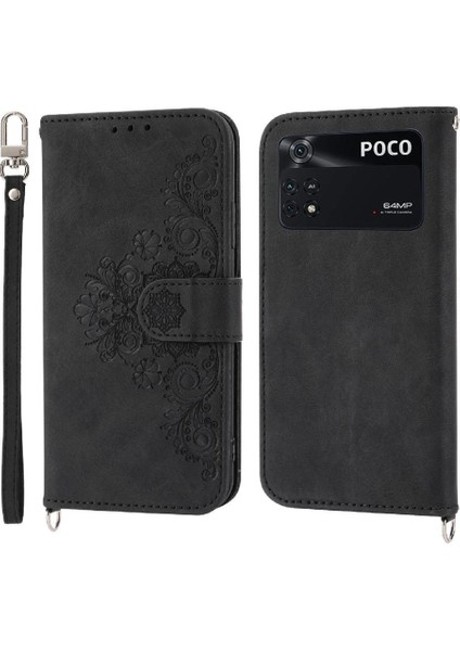 Xiaomi Poco X4 Pro 5g Darbeye Çoklu Kredi Kartı Yuvaları Için Flip Case (Yurt Dışından)