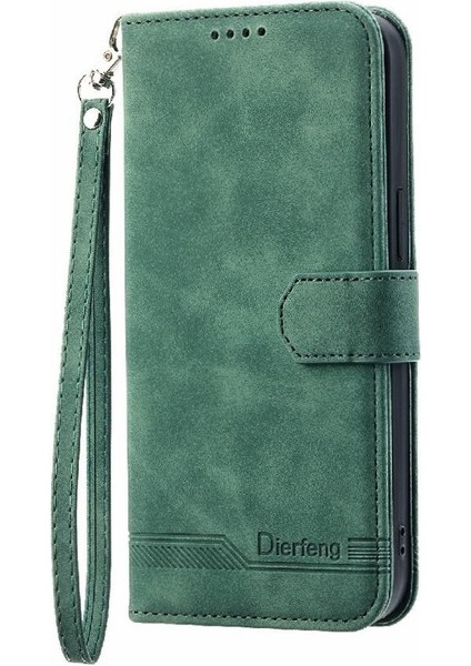 IPhone 16 Pro Manyetik Kapatma Bileklik Premium Nakit Kartı Için Flip Case (Yurt Dışından)