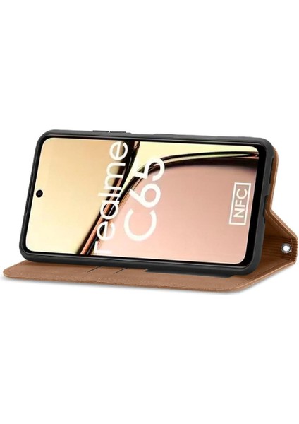 Realme C65 Cüzdan Flip Kapak Için Flip Case Basit Iş Darbeye (Yurt Dışından) fiyatları
