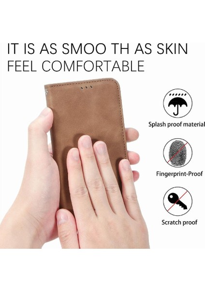 Realme C65 Cüzdan Flip Kapak Için Flip Case Basit Iş Darbeye (Yurt Dışından) indirimleri