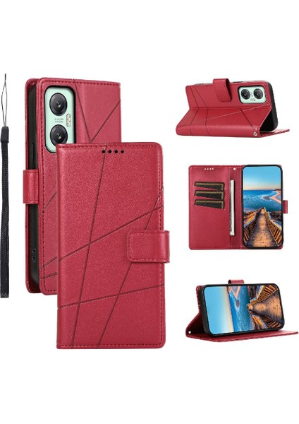 Infinix Sıcak 20 5g Şok Emici Üç Kart Yuvaları Kickstand Için Flip Case (Yurt Dışından)